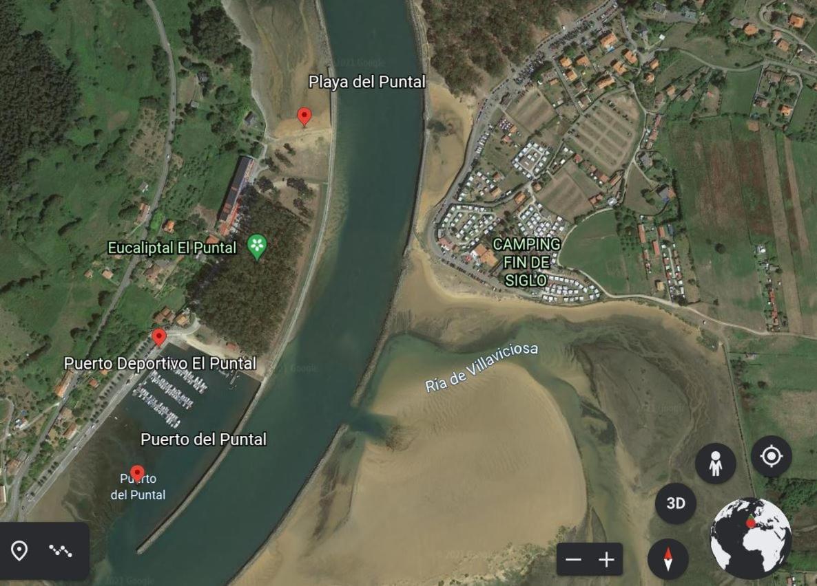 Playa Del Puntal Villaviciosa Asturias Lujo Primera Linea Playa Exterior photo